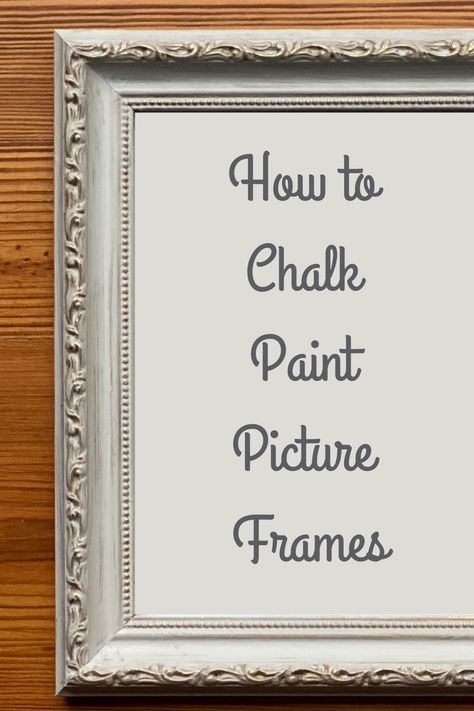 Redoing Picture Frames Ideas, 8 X 10 Picture Frames, Chalk Paint Picture Frames Diy, Painting Old Frames, Redo Picture Frames Diy Ideas, Painted Wooden Picture Frames, Picture Frame Painting Ideas Diy Wood, Painting Photo Frames, Painting Picture Frames Diy Ideas