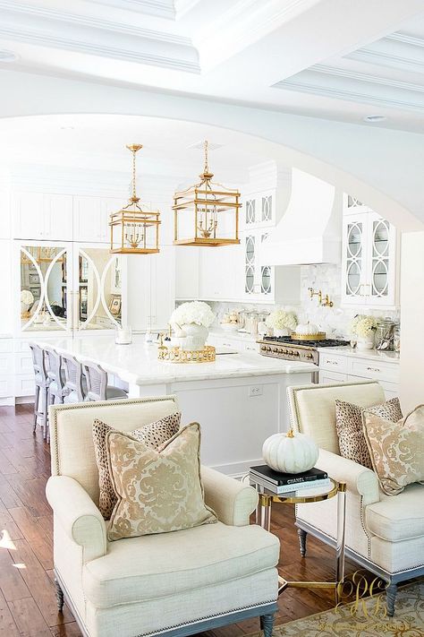 Family Room Makeover with A Well Dressed Home - Randi Garrett Design A Well Dressed Home, Formal Living Room Designs, Transitional Family Room, Family Room Makeover, Coastal Living Rooms, Pool Design, Family Room Design, Room Remodeling, Formal Living Rooms