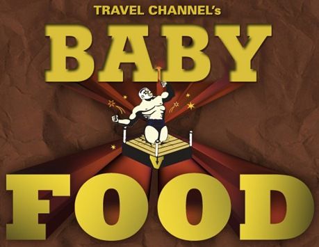 Baby V Food! Man Vs Food, Pastors Appreciation, Man Food, Travel Channel, Man Vs, Cooking Show, Logo Food, Me Tv, Rich Man