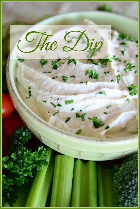 Parmesan Dip Chilled Dips, Crudite Dip, Clemson Tailgate, Veggie Dips, Bunco Food, Quick Apps, Stone Gable, Parmesan Dip, Savory Dips