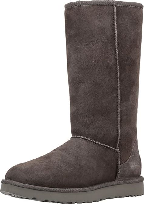 Amazon.com | UGG Women's Classic Tall II Boot | Mid-Calf Gray Ugg Boots Outfit, Gray Ugg Boots, Best Womens Winter Boots, Gray Ugg, Caterpillar Boots, Grey Ugg Boots, Ugg Boots Outfit, Ugg Store, Tall Uggs