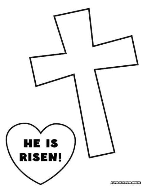 He Is Risen Cross Craft - Superstar Worksheets Cross Easter Crafts For Preschoolers, Good Friday Preschool Craft, Cross Craft For Preschoolers, He Is Risen Craft Preschool Free Printables, Easter Cross Crafts For Kids, Cross Printable Templates, Cross Craft Preschool, He Is Risen Craft For Kids, He Is Risen Craft Preschool