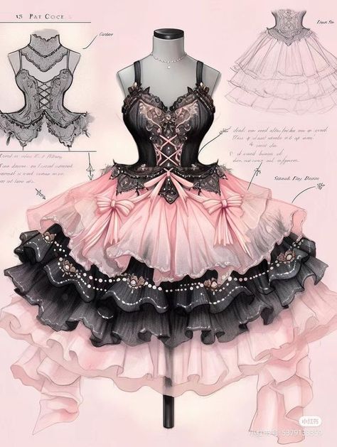 #fashion #whisper #dress #save #page Dress Design Drawing, Old Fashion Dresses, Fashion Drawing Dresses, Fantasy Dresses, Dress Design Sketches, Fashion Illustration Dresses, Dress Drawing, Fantasy Gowns, Fairytale Dress