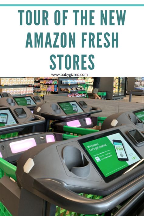 Amazon Fresh Store, Supermarket Ideas, Blue Heels Wedding, Fresh Store, Amazon Fresh, Cart Ideas, Amazon Marketing, Supermarket Design, Design Moodboard