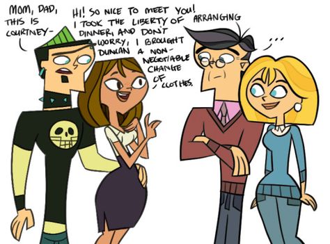 She would do this... Total Drama Island Duncan, Duncan And Courtney, Duncan Total Drama, Drama Memes, Drama Total, Cartoon Fan, Drama Funny, On The Phone, Total Drama Island