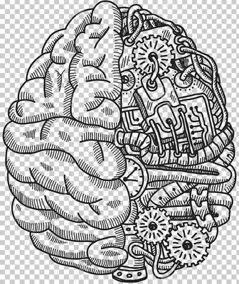 Brain Clipart Black And White, Biomedical Engineering Tattoo, Brain Png Aesthetic, Biomedical Engineering Art, Biomedical Tattoo, Biomedical Engineering Logo, Biomedical Engineering Wallpaper, Biomedical Engineering Aesthetic, Engineering Tattoo Ideas