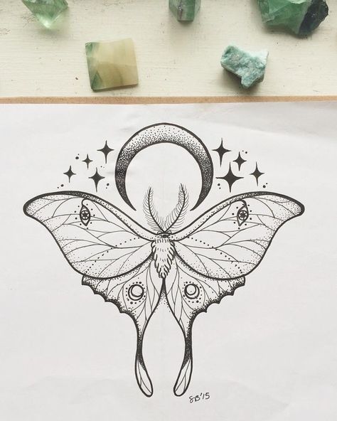 Lunar Moth Tattoo, Luna Moth Tattoo, 11 Tattoo, Moth Drawing, Moth Tattoo Design, Moth Design, Lunar Moth, 2022 Art, Moth Tattoo