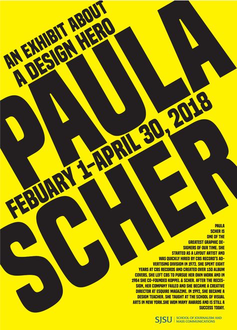 Typographic Poster tribute to Paula Scher on Behance Typographic Posters, Paula Scher, Fashion Poster Design, Page Layout Design, Flyer Design Layout, Typography Poster Design, Learning Graphic Design, Typographic Poster, Graphic Design Lessons