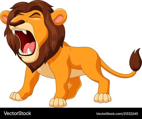 Lion Cartoon Images, Lion Cartoon Drawing, Lion Roaring, Lion Cartoon, Kids Story Books, Window Painting, Story Book, Cartoon Drawings, Png Images