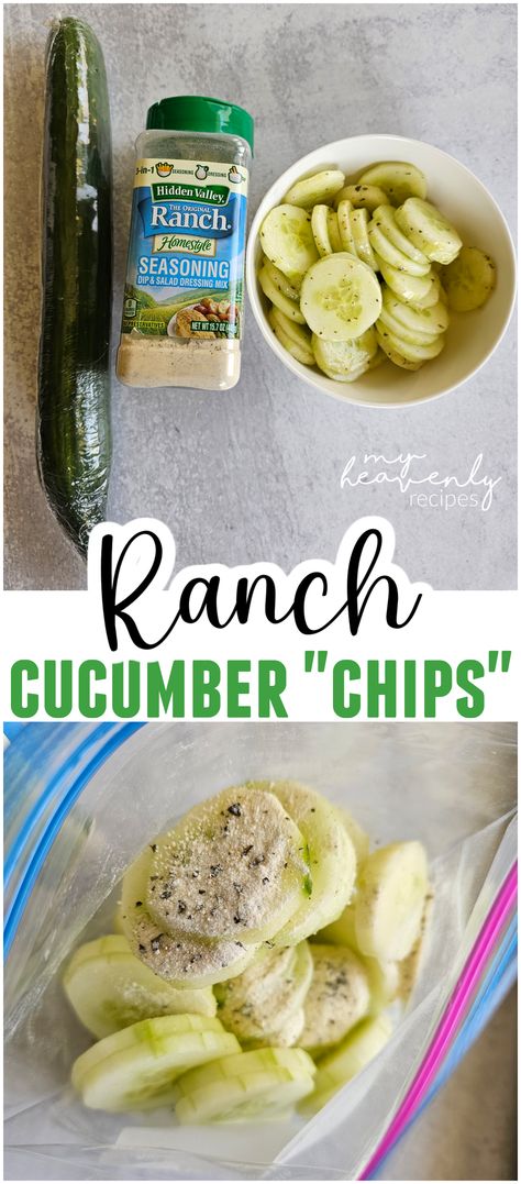 Cucumber Chips, Quick Healthy Snacks, Snacks Easy, Veggie Snacks, Easy Healthy Meal Prep, Summer Snacks, Healthy Snacks Easy, Quick Healthy, Lunch Snacks