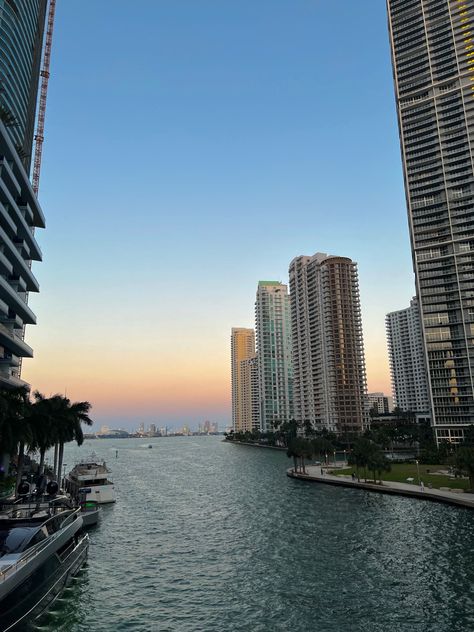 Miami Beach Sunset, Miami Vision Board, Brickell Aesthetic, Miami Astethic, Miami Beach Aesthetic, Miami Aesthetic, Miami Summer, Miami Sunset, Brickell Miami