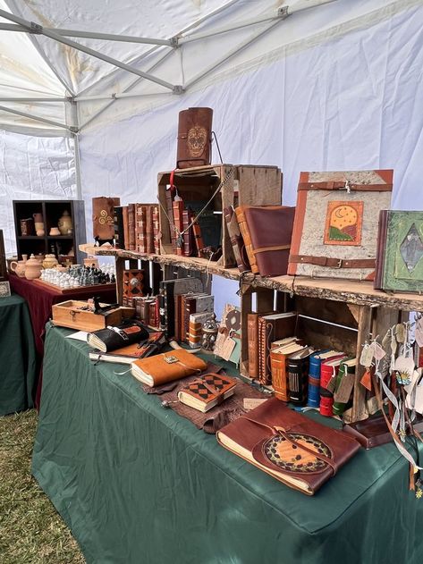 Valle Crucis Fair 10-15-22 Book Fair Ideas Display, Market Displays Booth Ideas, Art Festival Booth Display, Festival Booth Display, Art Festival Booth, Vintage Market Booth, Book Display Stand, Small Booth, Vendor Booth Display