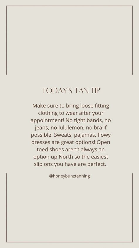 Spray Tan Social Media Posts, Spray Tan Outfit, Spray Tan Prep, Laser Technician, Spray Tan Room, Spray Tan Marketing, Tan Tips, Spray Tan Tips, Tan Instagram