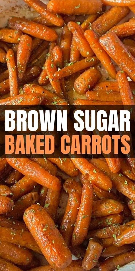 Easter Side Dish, Brown Sugar Carrots, Carrot Recipes Side Dishes, Sugar Carrots, Carrots Side Dish, Glazed Carrots Recipe, Carrots Easter, Easter Side Dishes, Baked Carrots