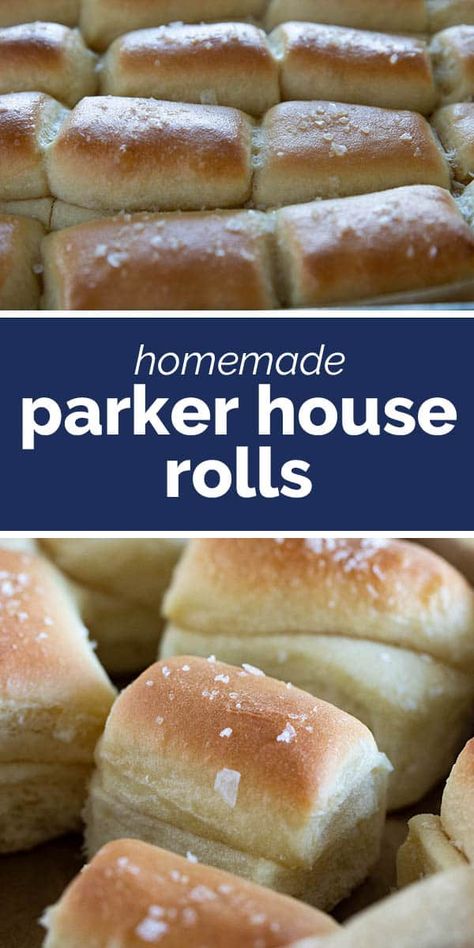 Light, fluffy, and buttery, these Parker House Rolls are going to be a favorite roll recipe. Filled with buttery flavor and a texture that is to die for, this roll recipe is one you’ll make over and over again. Parker House Rolls Recipe, Homemade Honey Butter, Whole Wheat Rolls, Holiday Entertaining Food, Parker House Rolls, Dinner Rolls Recipe, Parker House, Roll Recipe, Delish Recipes