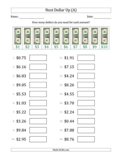 Money Centers, Money Math Worksheets, Learning Money, Consumer Math, Teaching Money, Money Math, Money Worksheets, Money Skills, 2nd Grade Worksheets