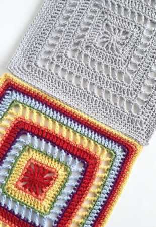 Spincushions: Melbourne - free 12" crochet square pattern by Shelley Husband. Friends Around the World CAL. 12 Inch Granny Square, Crocheted Squares, Crochet Squares Afghan, Crochet Blocks, Manta Crochet, Crochet Square Patterns, Square Crochet, Granny Squares Pattern, Granny Square Crochet Pattern