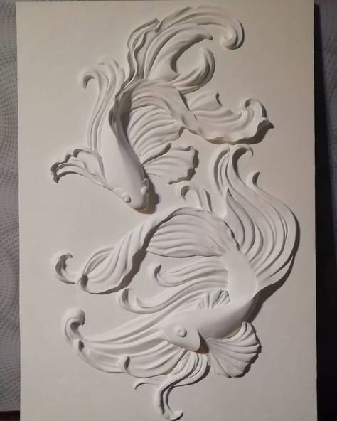 Bass Relief Sculpture Art, Relief Sculpture Ideas, Painting On Canvas For Beginners, Drywall Art, Oil Painting For Beginners, Canvas For Beginners, Watercolor Art Paintings, Plaster Wall Art, Canvas Drawing