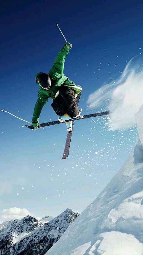 Park Rat, Skiing Photography, Ski Inspiration, Ski Park, Ski Jump, Skiing Aesthetic, Ski Culture, Freestyle Skiing, Ski Art