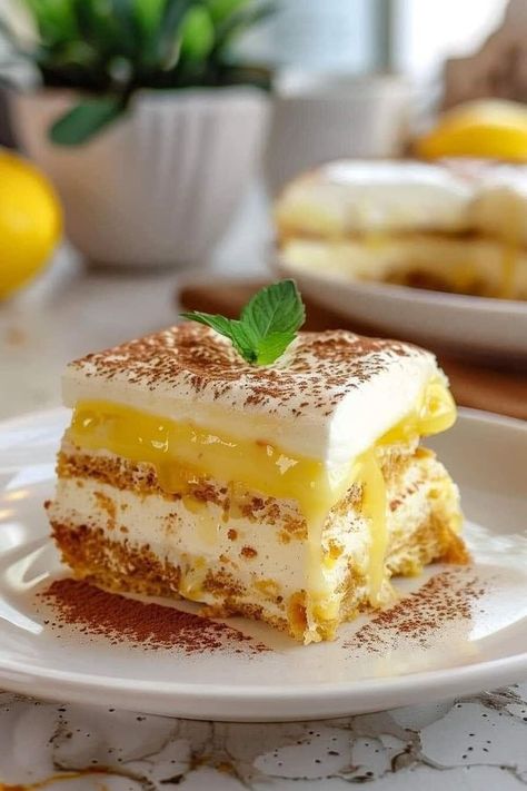 The Pioneer Woman - Ree Drummond | Italian Limoncello Tiramisu 🍋🍰 | Facebook Italian Limoncello, Limoncello Tiramisu, Lady Finger Cookies, Pioneer Woman Ree Drummond, Grandma Cooking, Easy Family Recipes, Recipes Italian, Ree Drummond, Egg Yolks