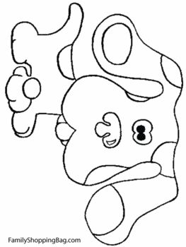 Blues Clues Dog, Blues Clues, Coloring Pages - Free Printable Ideas from Family Shoppingbag.com Blues Clues Party Supplies, Blue's Clues Birthday Party, Clue Party, Blue’s Clues, Dog Coloring Page, Blues Clues, Blue Party, Colouring Pages, Coloring Sheets