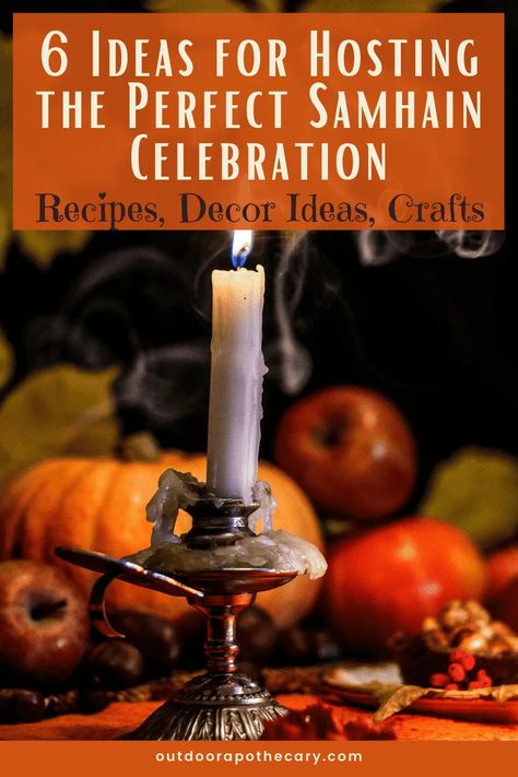 The Outdoor Apothecary Samhain Party Food, Samhain Diy Decorations, Diy Samhain Decorations, Samhain Food Recipes, Samhain Party Ideas, Samhain Meals, Samhain Crafts Diy, Samhain Decorations Diy, Samhain Food