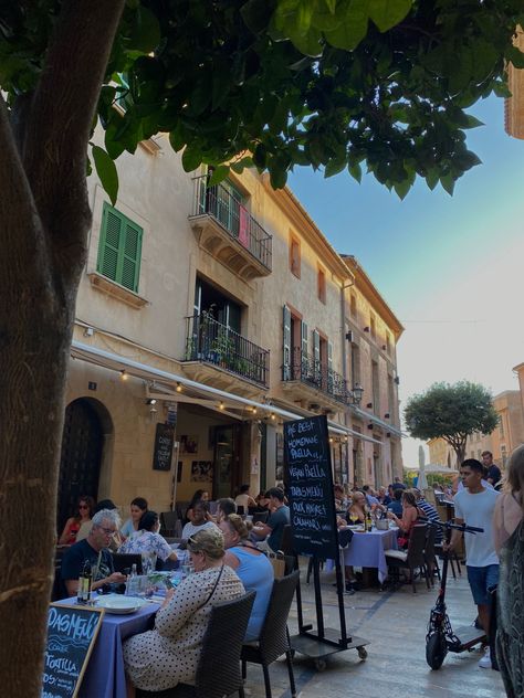 Alcudia Old Town Mallorca Balearen Holiday Alcudia Old Town, Mallorca Summer, Alcudia Beach, Mediterranean Aesthetic, Mallorca Island, Spanish Islands, Spain Trip, Mallorca Spain, Majorca