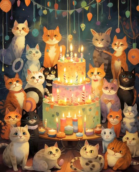 Happy Birthday Animals, Happy Birthday Illustration, Birthday Greetings Friend, Happy Birthday Art, Happy Birthday Greetings Friends, Birthday Illustration, Happy Birthday Wishes Cards, Happy Birthday Funny, Happy Birthday Fun