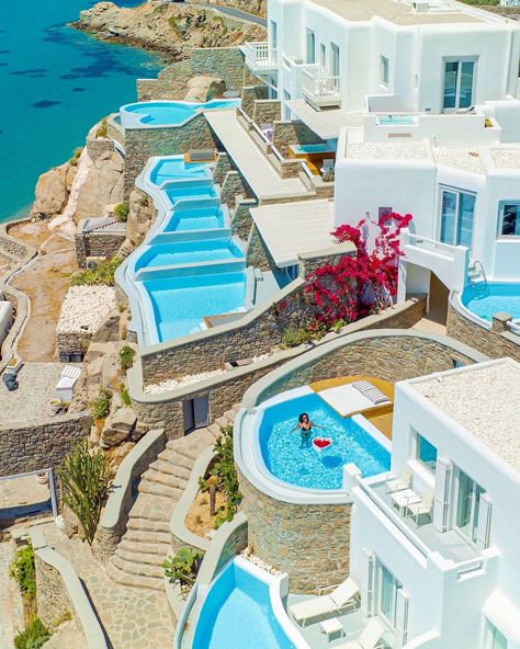 Cavo Tagoo, Cavo Tagoo Mykonos, Mykonos Hotels, Greece Holiday, Mykonos Greece, Aegean Sea, Travel Inspo, Mykonos, Dream Vacations