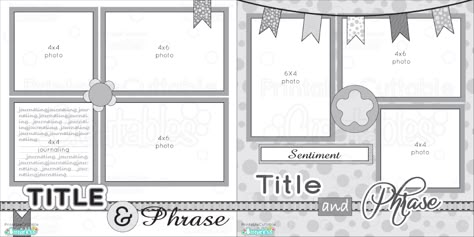 Scrapbooking Basics, Free Printable Scrapbook, Scrapbook Sketches 12x12, Family Scrapbook Layouts, Page Sketches, 12x12 Scrapbook Layouts, Scrapbook Pictures, Page Maps, Page Scrapbooking