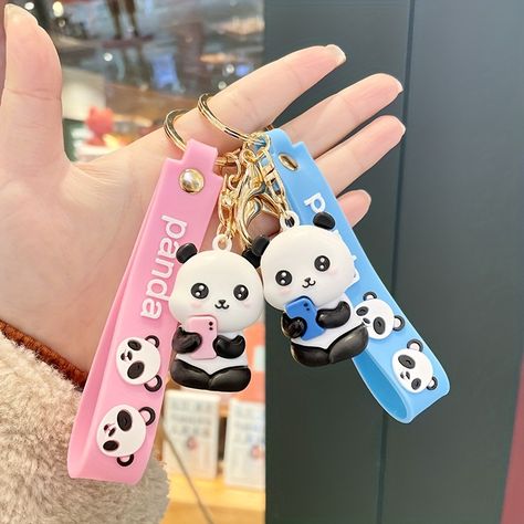 Faster shipping. Better service Panda Keychain, Cartoon Couple, Couples Keychains, Car Bag, Gifts For Colleagues, Cute Keychain, Car Keychain, Valentines Jewelry, Paros