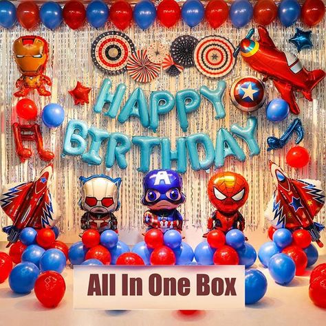 15 Exciting Birthday Themes For Kids That They Love! Birthday Themes For Kids, Marvel Birthday Party Decorations, Star Wars Theme Birthday, Minions Birthday Theme, Avengers Birthday Party, Superhero Party Decorations, Marvel Birthday, Circus Birthday Party Theme, Dinosaur Birthday Theme