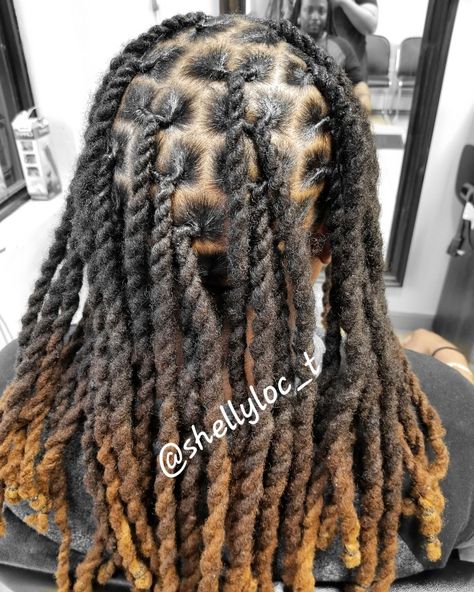 Double strand twist Double Strand Twist Hairstyles Locs, Brown Dyed Locs Men, Dyed Dreads Men Tips, Double Strand Twist Locs, Double Twist Loc Styles, 2 Strand Twist Dreads, Men Dread Hairstyles, Sick Hairstyles, Dreads Styles Black