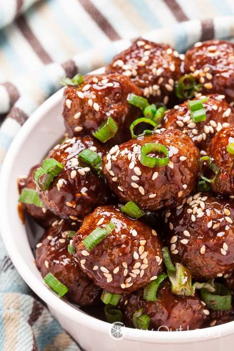 Asian Glazed Meatballs, Korean Meatballs, Recipe Chart, Beef Bowl Recipe, Frozen Meatball Recipes, Bowl Recipes Easy, Glazed Meatballs, Beef Bowls, Easy Asian