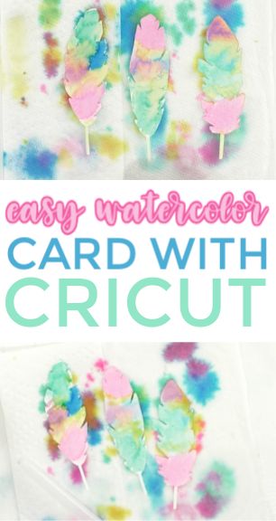 Today, I’m going to show you how to make an Easy Watercolor Card With Cricut. This is such a simple but beautiful card, perfect for any occasion or no occasion at all! #cricut #diecutting #diecuttingmachine #cricutmachine #cricutmaker #diycricut #diycricutprojects #cricutideas #cutfiles #svgfiles #diecutfiles #cricutideas #diycricutprojects #cricutprojects #cricutcraftideas Cricut Watercolor, Beginner Crafts, Unique Gifts For Kids, Cards Watercolor, Watercolor Card, Watercolor Greeting Cards, Cricut Cards, Making Cards, Diy Cricut