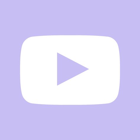 Lilac Youtube Icon, Purple Icons Youtube, Purple Aesthetic Youtube Icon, Icon Design Purple Pastel, Purple App Icons Aesthetic Iphone, App Widget Icons Purple, Lavender Ios Icons, Purple App Icon Youtube, Lavender Widget Icons