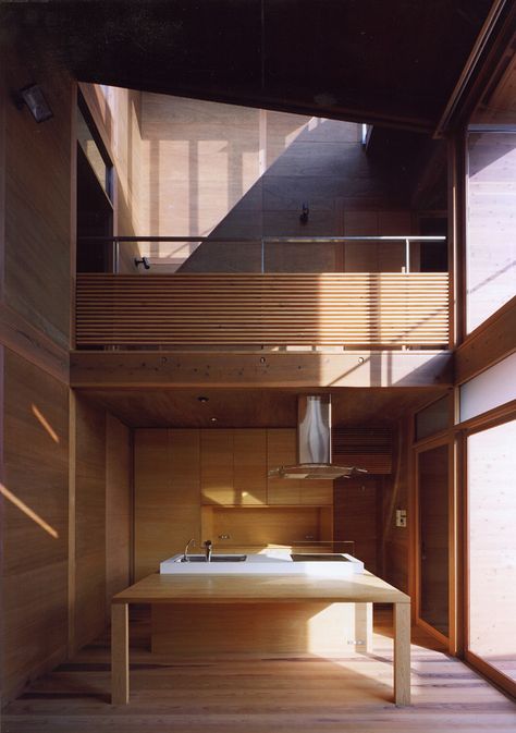 Koshino House, Modern Wooden House, Timber Architecture, Modernist House, Japanese Architect, Tadao Ando, Japanese Interior, Loft Design, Japanese Architecture