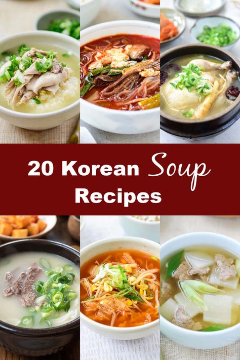 Easy Dinner Recipes Korean, Korean Soup Instant Pot, Korean Potato Soup, Chicken Soup Korean, Instant Pot Asian Soup Recipes, Korean Hangover Soup Recipe, Korean Mandu Soup, Korean Food When Sick, Korean Instapot Recipes