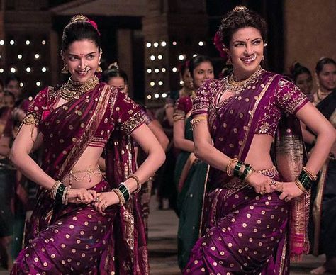 Pinga. Bajirao Mastani. Lavani Nauvari Sari. Mastani Deepika Padukone, Bajirao Mastani, Nauvari Saree, Bollywood Dance, Vintage Bollywood, Bollywood Actors, Priyanka Chopra, Bollywood Stars, Bollywood Celebrities