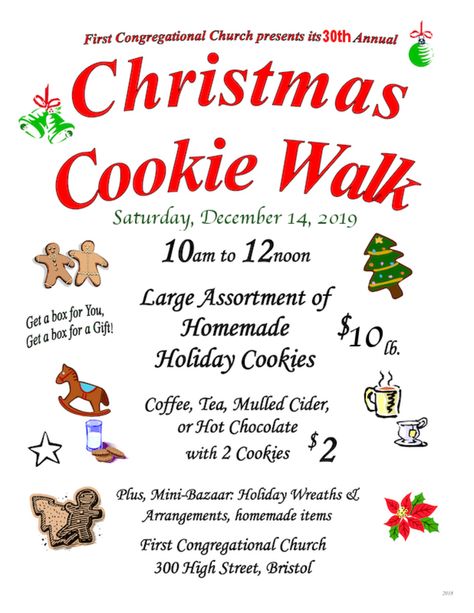 30th FCC Christmas Cookie Walk | EastBayRI.com - News, Opinion, Things to Do in the East Bay Cookie Crawl Ideas, Cookie Walk Fundraiser, Cookie Walk Ideas, Cookies With Santa Event Ideas, Christmas Fundraiser Ideas, Cookie Exchange Party Ideas, Homemade Christmas Cookies, Chamber Events, 2 Cookies