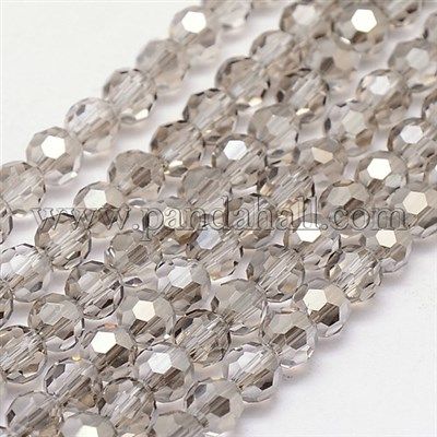 Wholesale 6 ~ 7mm Normal Glass - Buy Cheap 6 ~ 7mm Normal Glass Lots for Jewelry Making, P17, 30 Rice Bead, Beading Projects, Grey Glass, Faceted Glass, Wholesale Beads, Beading Supplies, Acrylic Beads, Faceted Bead, Jewelry Making Supplies