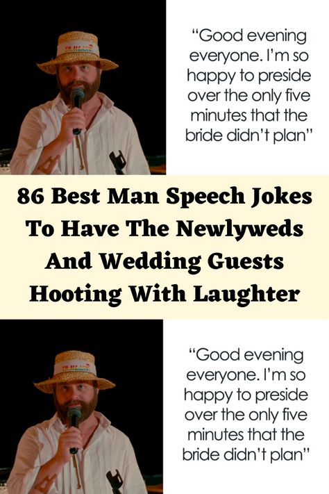 Best Man Jokes, Mc Jokes Wedding, Groomsmen Speech Ideas, Short Best Man Speech Examples, Funny Speech Ideas, Best Man Speech Jokes, How To Write A Best Man Speech, Wedding Jokes For Mc, Funny Best Man Speech Ideas