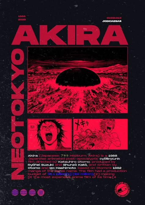 Cyberpunk Aesthetic Design Poster, Neo Tokyo Cyberpunk, Akira Poster Art, Neo Graphic Design, Manga Graphic Design Poster, Anime Poster Graphic Design, Akira Graphic Design, Manga Design Poster, Japan Design Poster