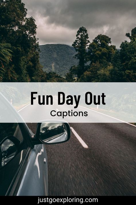 Capture the essence of your day out with these fun and creative captions! ☀️🌴 Perfect for your next day trip or weekend adventure, these short Instagram captions will have everyone wishing they were there. Get ready to inspire and be inspired! 😍 One Day Trip Quotes, Caption For A Day Out, Having Fun Instagram Captions, Best Day Caption For Instagram, Instagram Captions For Day Out, One Day Trip Caption, Day Trip Captions Instagram, Caption For Day Out, Day Off Captions Instagram