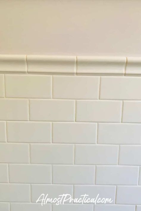 If you are planning to install tile wainscoting in your bathroom renovation - here are some important things to consider when choosing your material and finding the best height. #bathrooms #renovation White Subway Tile Wainscoting Bathroom, Bathroom Wall Tile Wainscoting, Subway Tile Wainscoting Bathroom, White Subway Tile Bathroom Wall, Bathroom Tile Wainscotting, Matt Flooring, Tile Wainscoting Bathroom, Tile Wainscot, Subway Tile Bathroom Wall