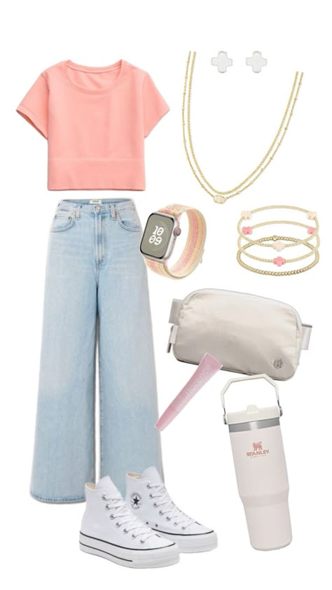 Cute Middle School Outfits, Picture Day Outfits, Ringing In The New Year, Simple Outfits For School, Cute Modest Outfits, Preppy Summer Outfits, Outfit Inspo Casual, Casual Preppy Outfits, Trendy Outfits For Teens