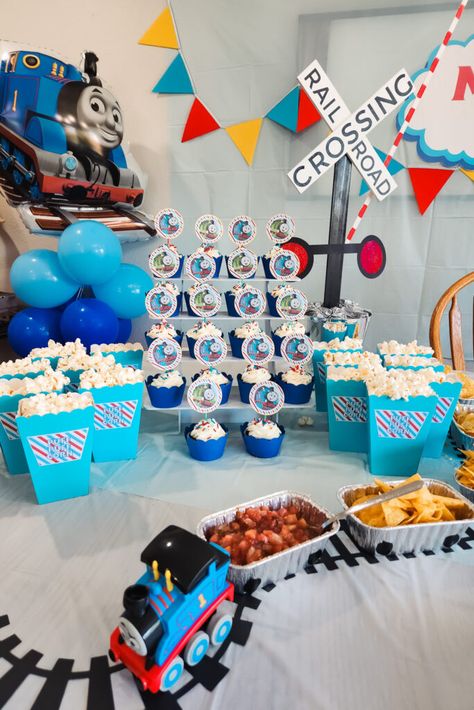 Thomas & Friends Party Ideas, Thomas & Friends Birthday Party, All Engines Go Party, Thomas Party Ideas, Thomas And Friends Birthday Party Ideas, Thomas Birthday Party Ideas, Thomas Train Birthday Party, Thomas Birthday Party, Thomas And Friends Birthday Party