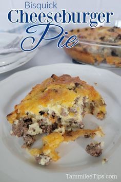 Bisquick Recipes Dinner, Bisquick Inspired Recipes, Impossible Cheeseburger Pie, Impossible Cheeseburger, Cheeseburger Casserole Recipe, Gluten Free Bisquick, Cheeseburger Pie, Cooking With Ground Beef, Bisquick Recipes