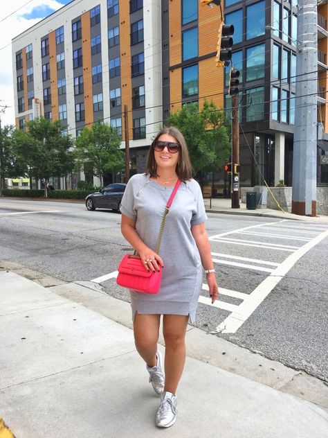 20 WAYS TO WEAR SNEAKERS WITH DRESSES • Julia Marie B Body On Dress With Sneakers, Dress And Sneakers Outfit Plus Size, Best Sneakers To Wear With Dresses, Casual Summer Outfits With Sneakers, Dress With Tennis Shoes Outfits, Summer Outfit With Sneakers, Dresses And Sneakers Outfit, Dresses With Sneakers Outfit, Summer Dress With Sneakers