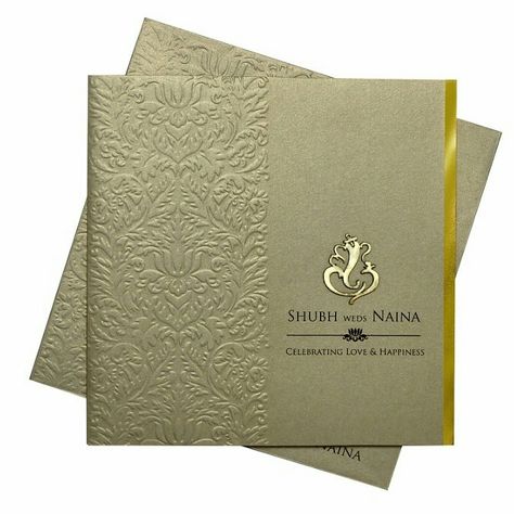 Modern Indian Wedding Invitations, Wedding Card Wordings, Hindu Wedding Invitation Cards, Wedding Card Design Indian, Simple Wedding Cards, Indian Wedding Invitation Card Design, Marriage Invitation Card, Hindu Wedding Invitations, Box Wedding Invitations